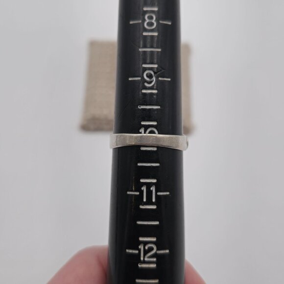 Size 10 Sterling Silver Dragon Rustic Band Ring A3630 - Picture 7 of 9